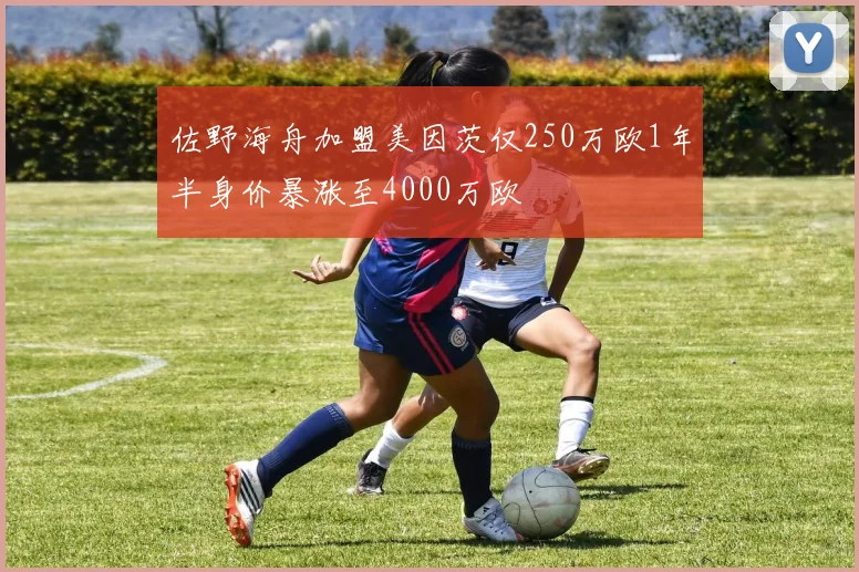 佐野海舟加盟美因茨仅250万欧1年半身价暴涨至4000万欧